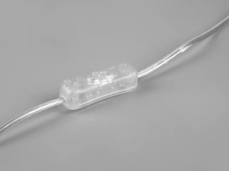 Kleine LED Tischleuchte FRANKLIN rund, Anthrazit, Höhe 25cm