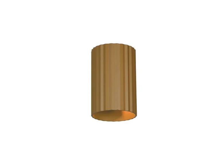 Kleine LED Wandleuchte mit Up and Down Lichteffekt, Metall Coffee, Höhe 12cm