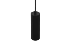 Kleine Pendelleuchte SOKA einflammig aus Metall Schwarz Ø 5,5cm