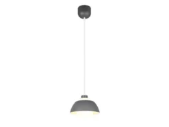Kleine Pendelleuchte TILOS skandinavisch mit Metall- & Glasschirm Ø 23cm