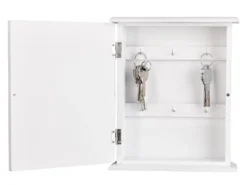 Kleiner Schlüsselkasten SHELLY Weiß, Höhe 24cm