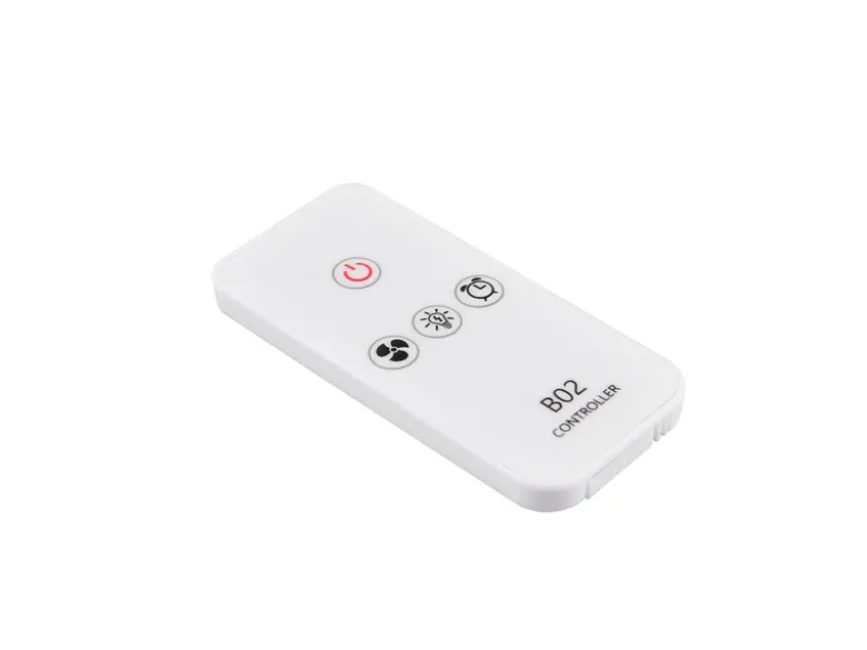 Kleiner Akku Deckenventilator mit Licht und Fernbedienung, USB aufladbar Ø 27cm