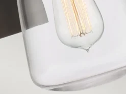 Kleine rustikale LED Außenwandleuchte aus Aluminium, Höhe 30cm