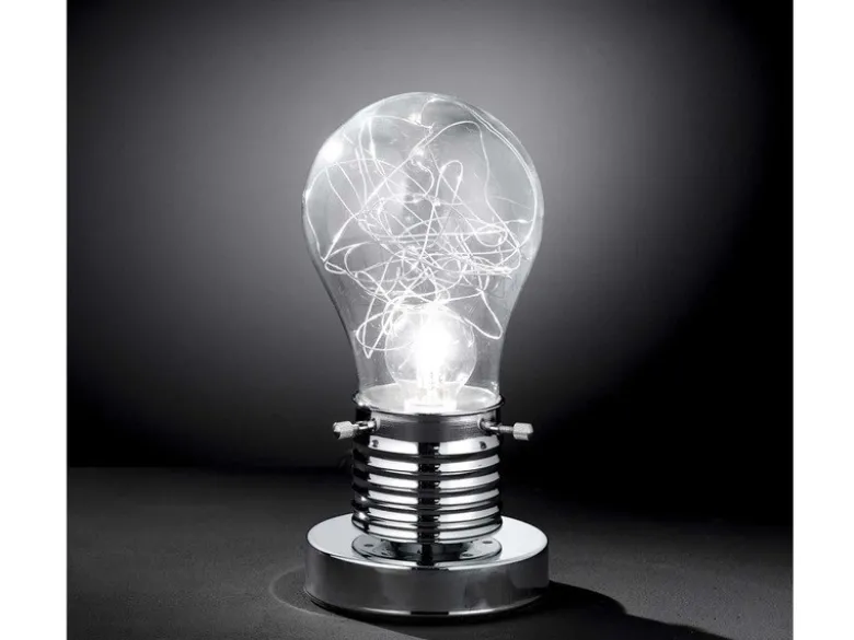 Kleine Tischleuchte FUTURA Glühbirnen Lampe, Höhe 25cm