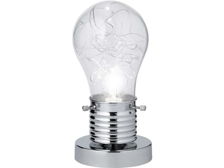 Kleine Tischleuchte FUTURA Glühbirnen Lampe, Höhe 25cm