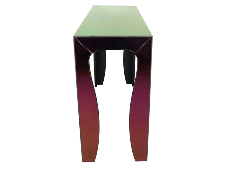 Konsolentisch VERRO mit Spiegelglas mehrfarbig, Breite 110cm