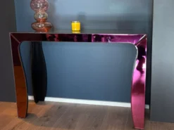 Konsolentisch VERRO mit Spiegelglas mehrfarbig, Breite 110cm