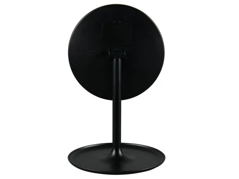 Kosmetikspiegel ELARA mit LED Beleuchtung in Schwarz, Höhe 28,5cm