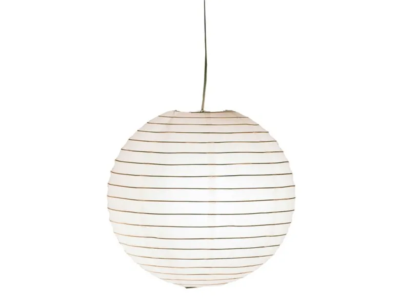 Lampenschirm Japan-Kugel PAPER Ø 40cm, Lampion Papier weiß