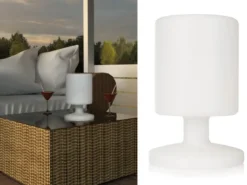 LED Akku Tischlampe MAXIMA Outdoor & Indoor, per USB aufladbar, Höhe 25,5cm