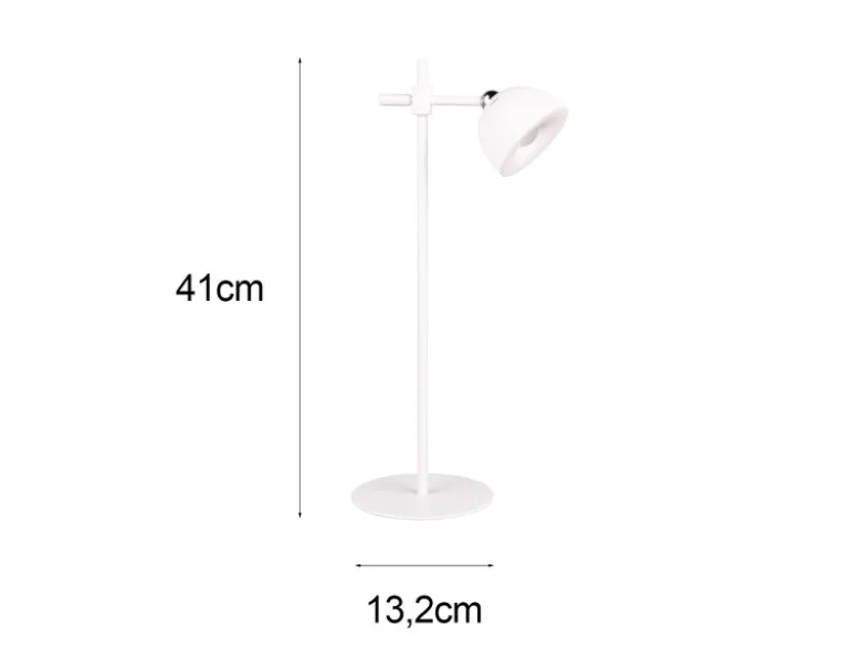 LED Akku Tischleuchte MAXIMA 3 in 1, per USB aufladbar, Weiß max. Höhe 41cm