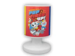 LED Akku Tischleuchte mit 3 Paw Patrol Motiven, per USB aufladbar, Höhe 20cm