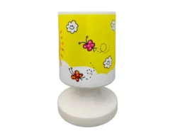LED Akku Tischleuchte Motiv Sonne und Schmetterling per USB aufladbar, Höhe 20cm
