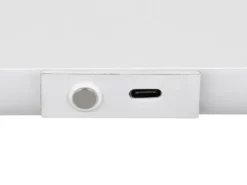 LED Akku Wandleuchte mit Fernbedienung, per USB aufladbar, Weiß Breite 22cm