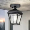 LED Außen Deckenleuchte Laterne im Landhausstil, Höhe 22,5cm
