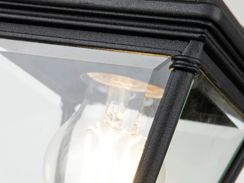 LED Außen Deckenleuchte Laterne im Landhausstil, Höhe 22,5cm