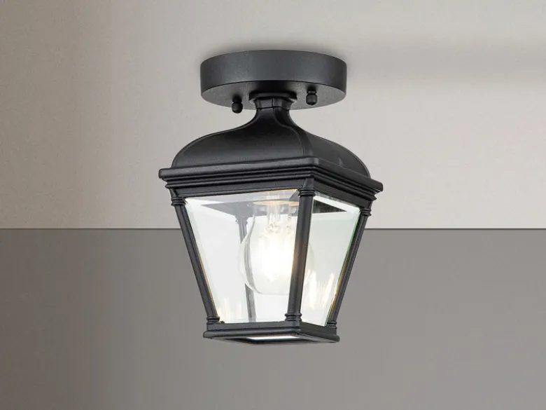 LED Außen Deckenleuchte Laterne im Landhausstil, Höhe 22,5cm