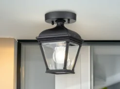 LED Außen Deckenleuchte Laterne im Landhausstil, Höhe 22,5cm