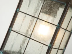LED Außenhängeleuchte im antiken Landhausstil, Ø14cm