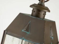LED Außenhängeleuchte im antiken Landhausstil, Ø14cm