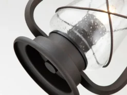 LED Außenhängeleuchte in antiker Laternenoptik, Breite 20cm