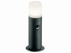 LED Außen Sockelleuchte Anthrazit mit Bewegungsmelder, Höhe 30cm