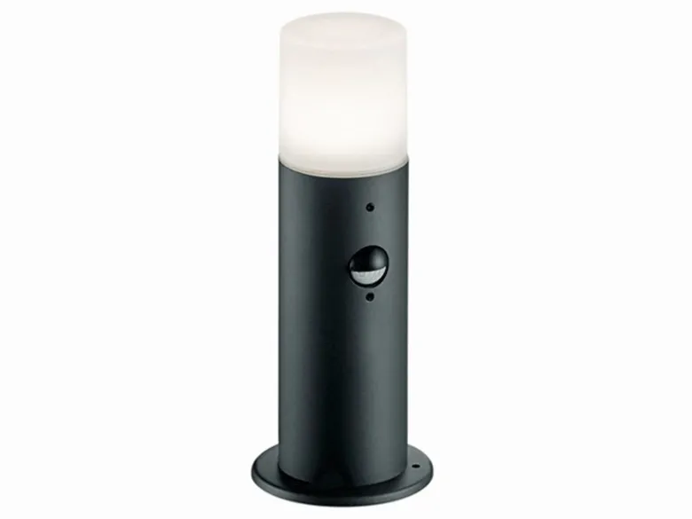 LED Außen Sockelleuchte Anthrazit mit Bewegungsmelder, Höhe 30cm