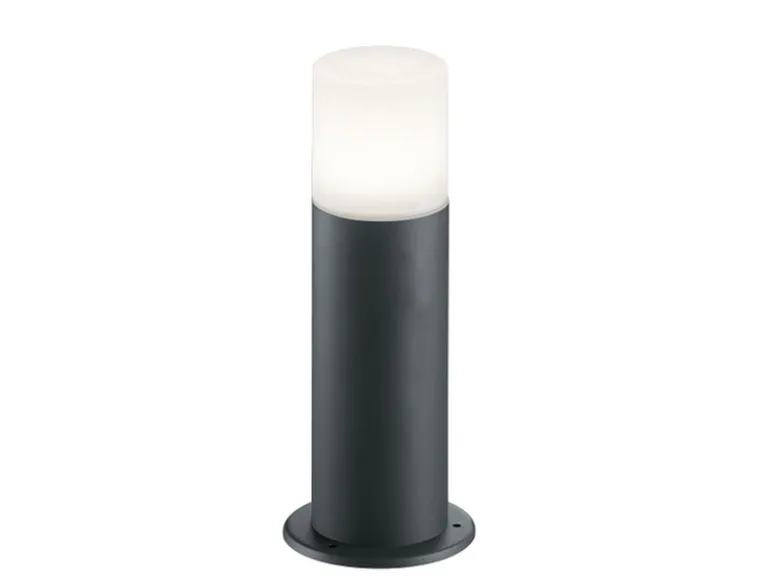 LED Außen Sockelleuchte aus Aluminium in Anthrazit E27, Höhe 30cm