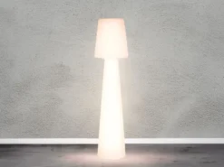 LED Außenstehleuchte mit Fernbedienung & RGBW Farbwechsel, Höhe 110cm