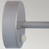 LED Außenwand Laterne mit Bewegungsmelder, Silber Höhe 24cm