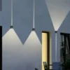 LED Außenwandleuchte ADAJA Up and Down Light Würfel Anthrazit - Hausbeleuchtung