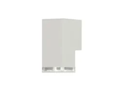 LED Außenwandleuchte ALU Down Light Weiß Effektstreifen IP44, Höhe 16,5cm