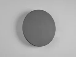 LED Außenwandleuchte Anthrazit 2er Set indirekte Beleuchtung Ø 25cm