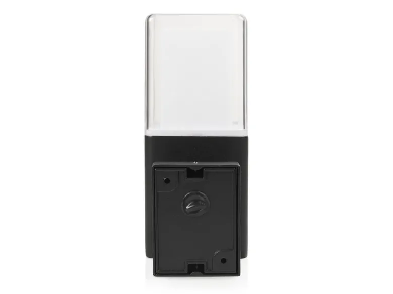 LED Außenwandleuchte aus Aluminium in Schwarz Up Light, Höhe 20cm