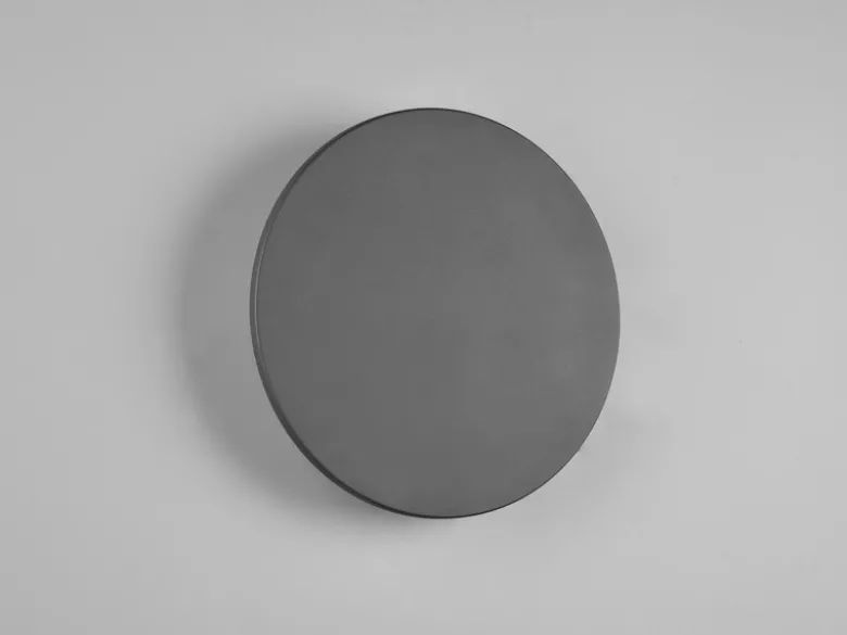 LED Außenwandleuchte BELLY Anthrazit, indirekte Beleuchtung Ø 25cm