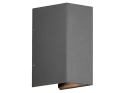 LED Außenwandleuchte CREMONA Up and Down Höhe 17cm, Anthrazit