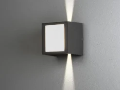 LED Außenwandleuchte CREMONA Up and Down Höhe 14,5cm, Anthrazit