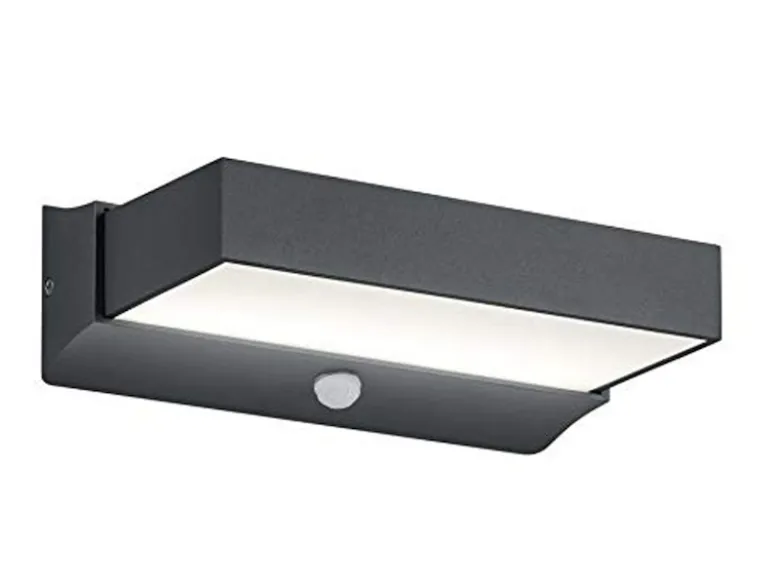 LED Außenwandleuchte CUANDO mit Bewegungsmelder, Anthrazit Breite 23cm