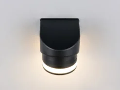 LED Außenwandleuchte CUSCO Downlight in Schwarz, Höhe 10cm