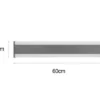 LED Außenwandleuchte DAWSON Up and Down Lichteffekt, Anthrazit 60cm lang
