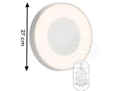 LED Außenwandleuchte / Deckenleuchte CARRARA weiß inkl. Fernbedienung, 25W