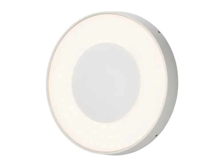 LED Außenwandleuchte / Deckenleuchte CARRARA weiß inkl. Fernbedienung, 25W