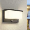 LED Außenwandleuchte 2er SET mit Bewegungsmelder, Breite 23cm