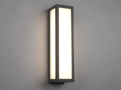 LED Außenwandleuchte FUERTE eckig in Anthrazit, Höhe 36cm, IP54