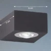 LED Außenwandleuchte HELSINKI Schwarz Up and Down, Breite 8cm