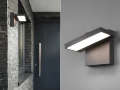 LED Außenwandleuchte HORTON Downlight schwenkbar in Anthrazit