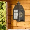 LED Außenwandleuchte im antiken Landhausstil, Höhe 34cm