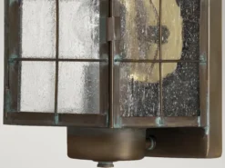 LED Außenwandleuchte im antiken Landhausstil, Höhe 34cm