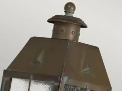 LED Außenwandleuchte im antiken Landhausstil, Höhe 34cm