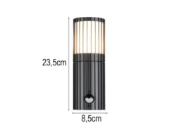 LED Außenwandleuchte in Anthrazit mit Bewegungsmelder, Höhe 23,5cm